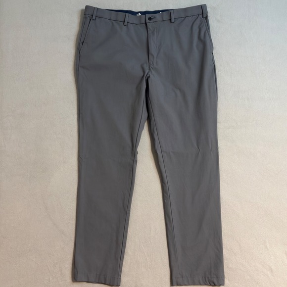 Lauren Ralph Lauren Mens Gray Pants Size 40x32 Lightweight Stretch - Picture 1 of 8